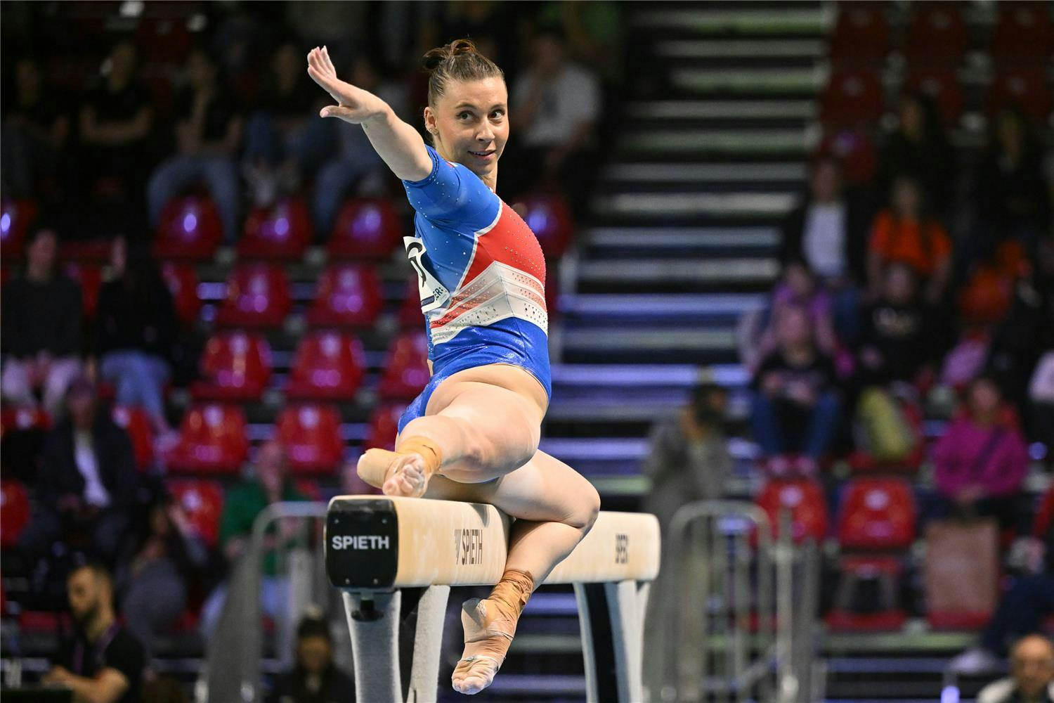 Na Majstrovstvách Európy žien v Rimini bojovala aj gymnastka Barbora Mokošová