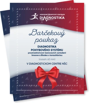 Darčekový poukaz - Diagnostika pohybového systému - IMOOVE A BIODEX s konzultáciou
