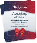 Darčekový poukaz - Analýza telesného zloženia s rozšíreným výstupom